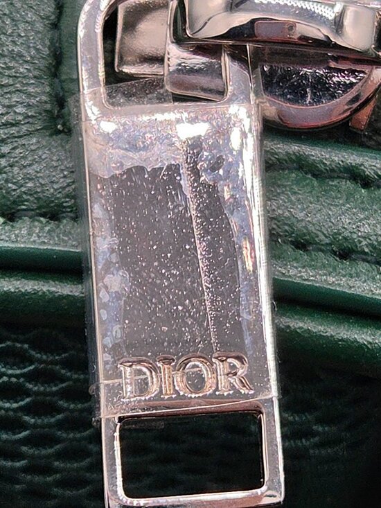 Christian Dior Oblique Galaxy Sling Bag – Large | Green Leather | 2021 main image 12